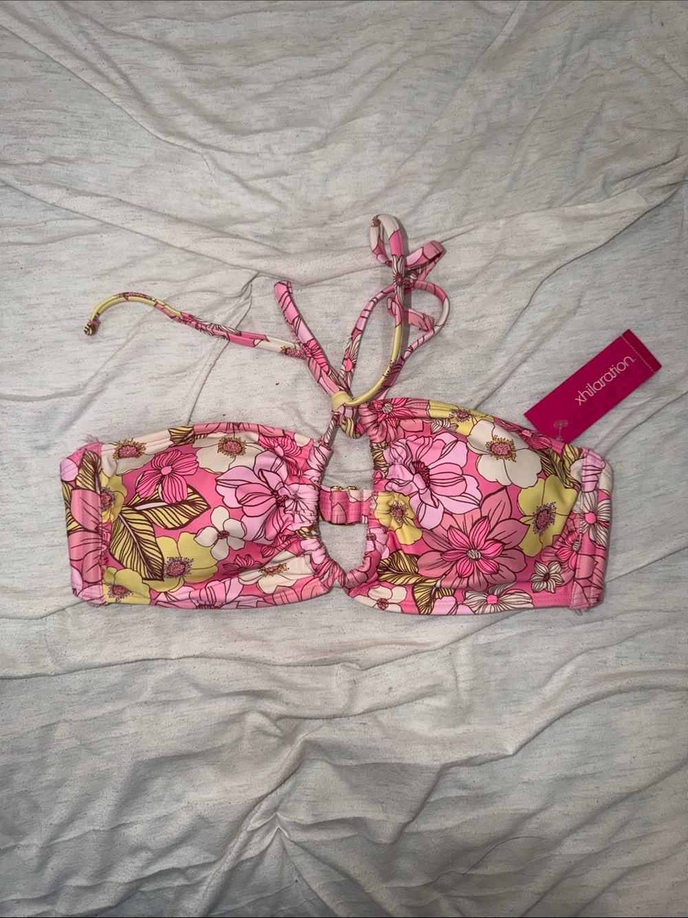NWT Target Floral bikini top